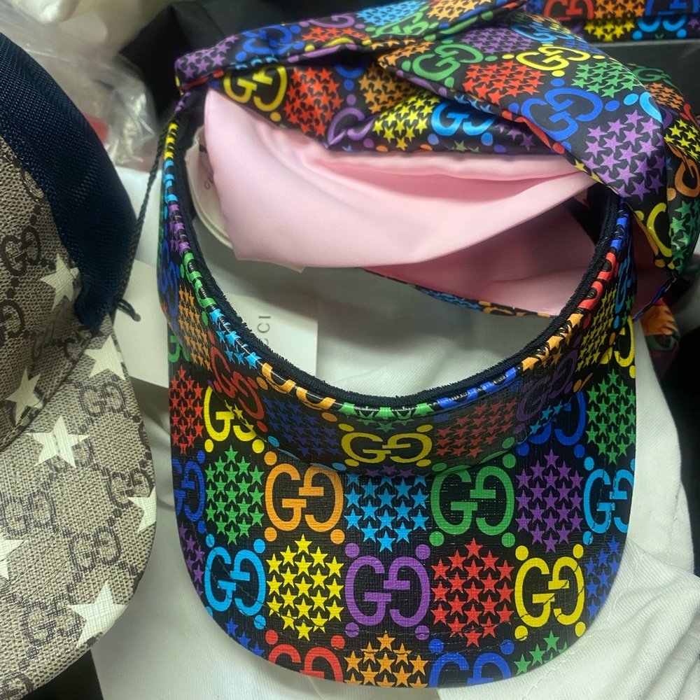 Gucci psychedelic visor